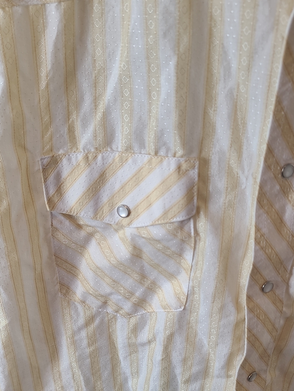 Vintage Wrangler Western Shirt Mens XL Multicolor Pearl Snap Striped - Picture 2 of 5